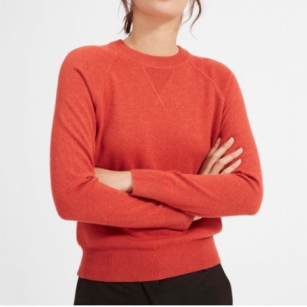 The Cashmere Shrunken Sweatshirt